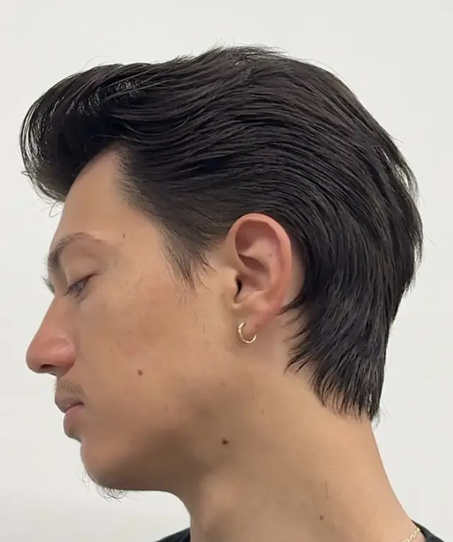 Scissor-cut slick back mod by Nathan Quizon