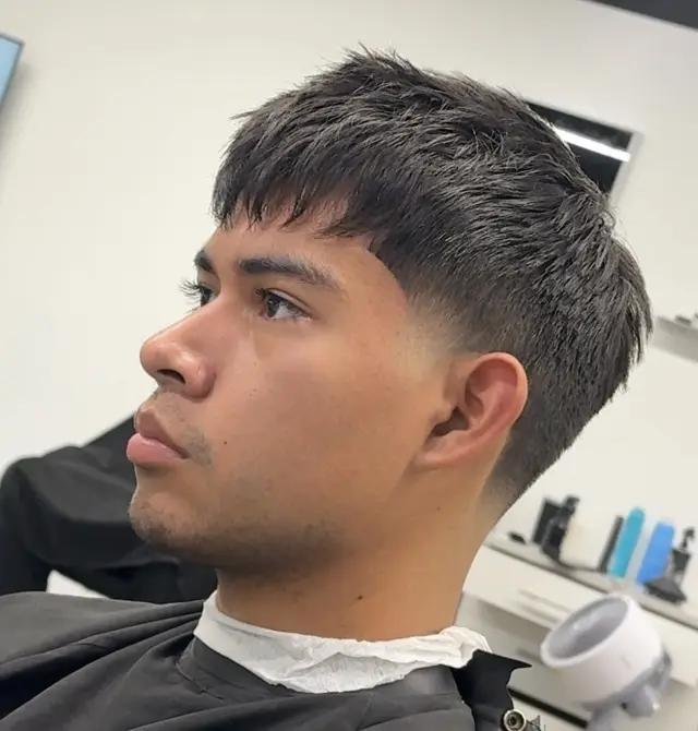 Textured crop with mid taper by Nathan Quizon