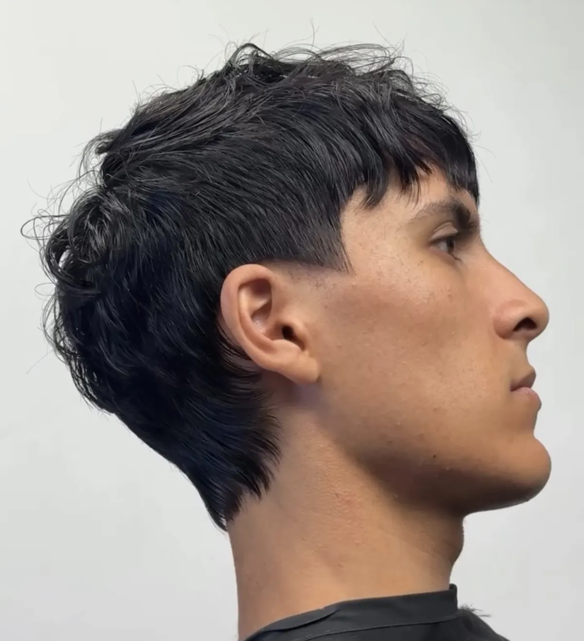 Textured mod haircut by Nathan Quizon